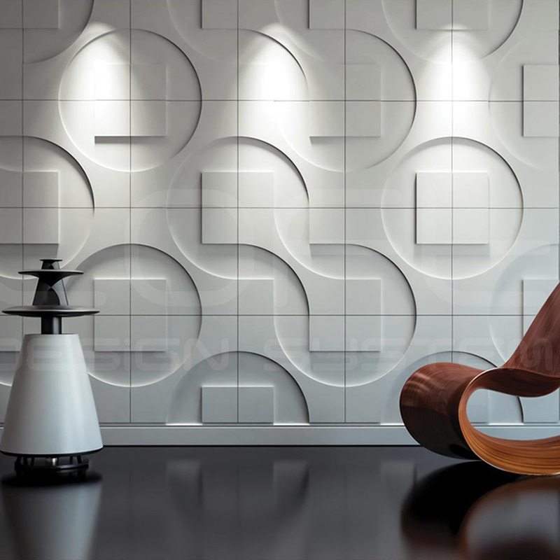 Panel Dinding 3d Dikupas Kertas Dinding Salutan untuk Hiasan Rumah Panel Dalaman De Pvc Vila Geometri Moden