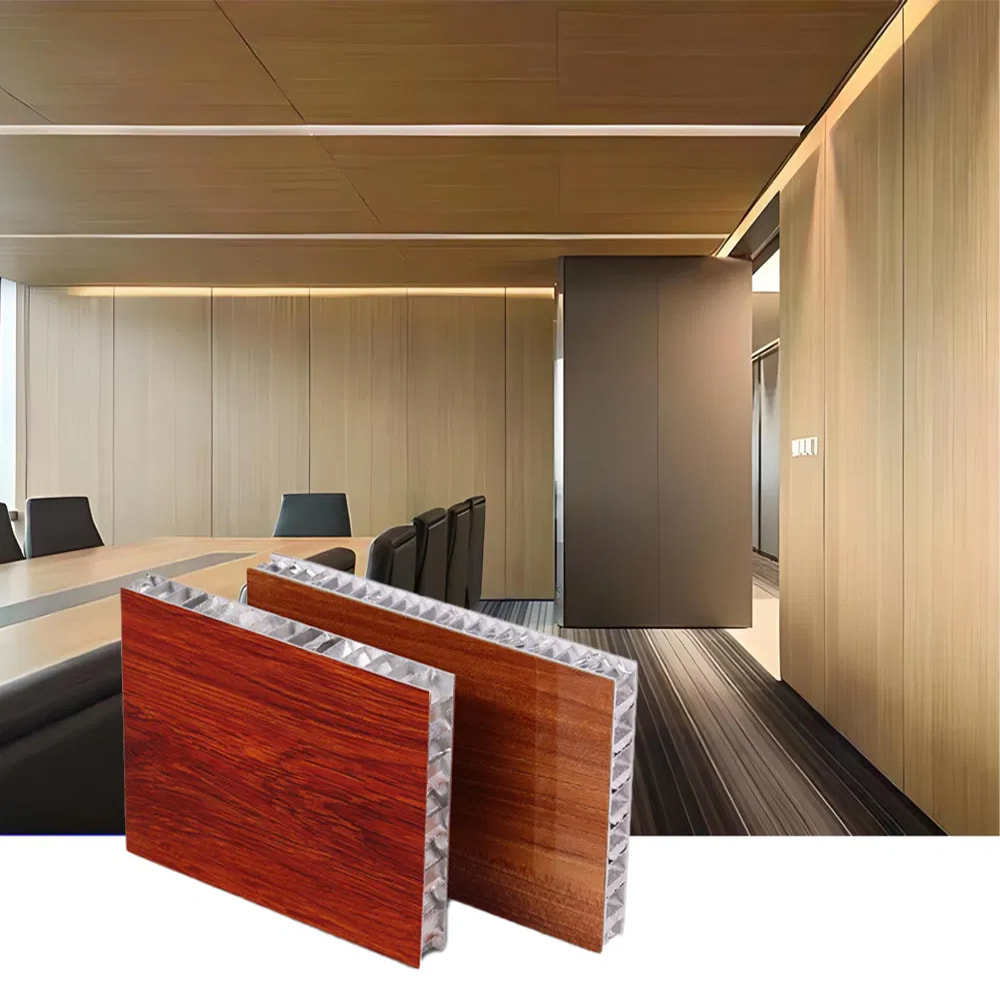 Panel Sarang Lebah Aluminium 18mm untuk Kabinet dan Kilang Panel Sarang Lebah Aluminium Pintu Dapur