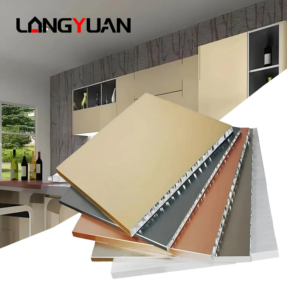 Panel Sarang Lebah Aluminium 18mm untuk Kabinet dan Kilang Panel Sarang Lebah Aluminium Pintu Dapur