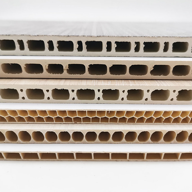 Panel Dinding PVC Fiber Kayu Buluh Bersepadu Moden untuk Panel Dinding Pakej Keras Latar Belakang TV untuk Siling Dalaman untuk Kegunaan Hotel