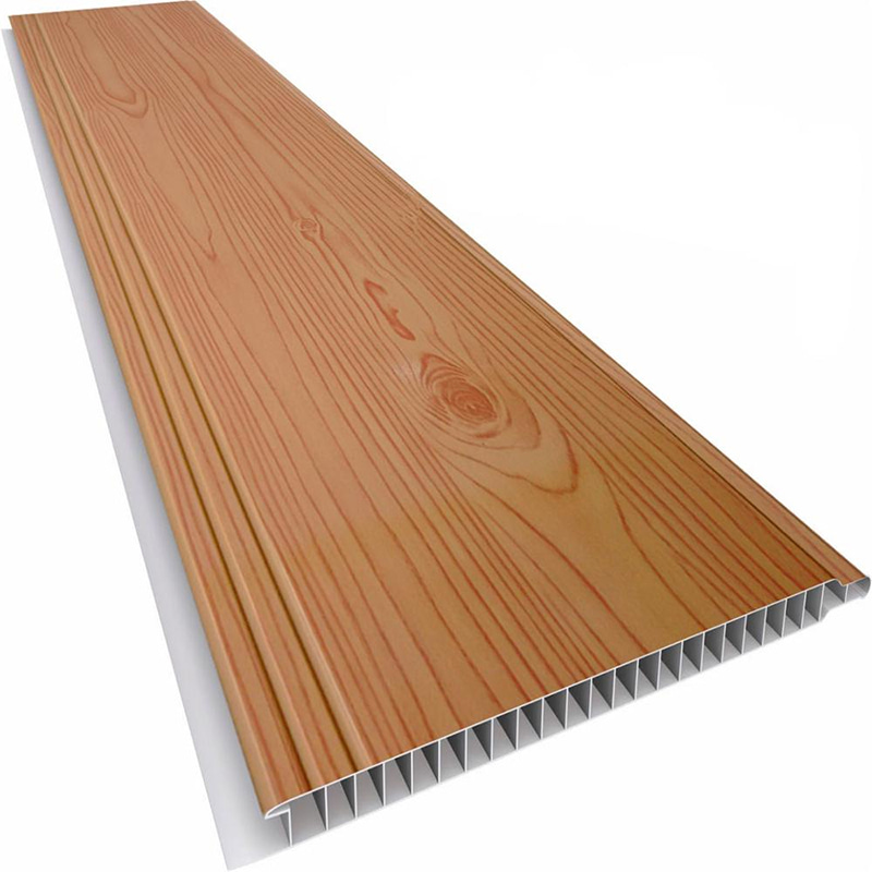 Panel Dinding Bersepadu Gentian Kayu Buluh Mesra Alam 600x9mm PVC WPC Reka Bentuk Dalaman Moden Serbaguna Tahan Lama Pemasangan Mudah