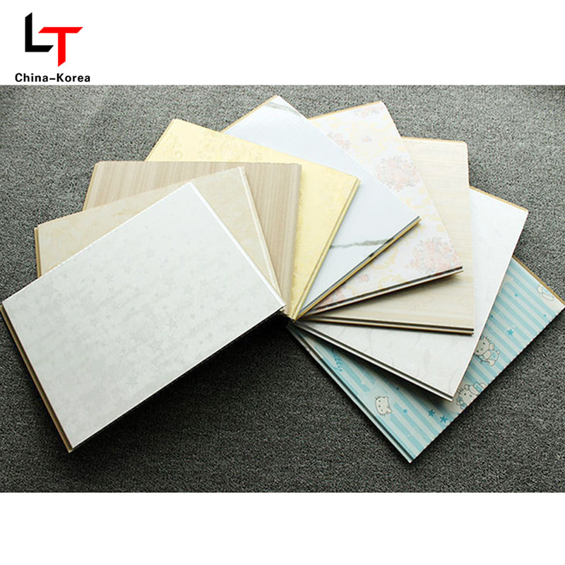 Hiasan Dalaman Melinco Tekstur Batu Tiruan Panel Rata Panel Siling PVC Papan Dinding Bijian Marmar Lembaran Kalis Air