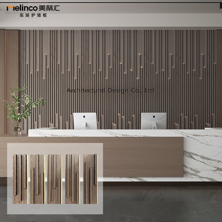 Panel Dinding Dalaman Jeriji Langit Berbintang Dengan Lampu Led Jeriji Bercahaya Dalaman Moden Latar Belakang Tersuai untuk Hiasan Dalaman