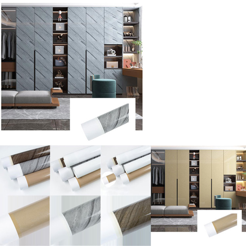 Filem Pemindahan Haba Marmar Golden Stamping Panas Filem Hiasan Perabot PVC Kerajang Tekan Vakum Untuk Pintu Panel Dinding Papan UV WPC