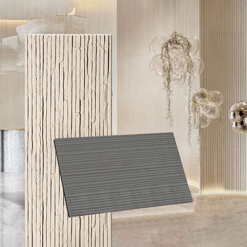 Reka Bentuk Moden Panel Dinding Ringan Kalis Api Bahan Baru Pelapisan Batu Lembut Jubin MCM Fleksibel Penutup Dinding Batu Linear