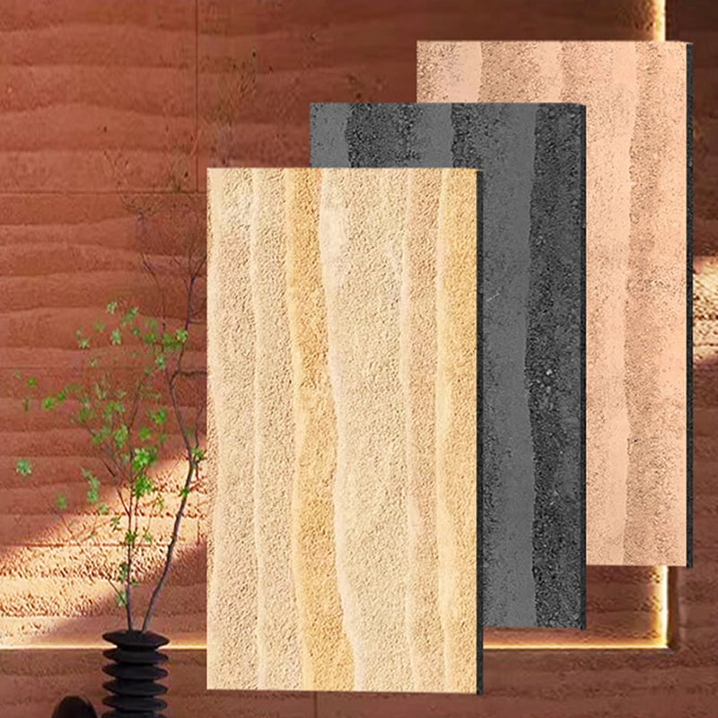 Reka Bentuk Moden Panel Dinding Ringan Kalis Api Bahan Baru Pelapisan Batu Lembut Jubin MCM Fleksibel Penutup Dinding Batu Linear